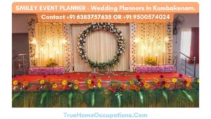 SMILEY EVENT PLANNER - Wedding Planners In Kumbakonam | True Home Occupations